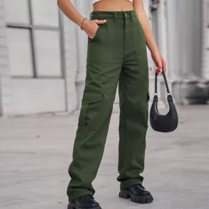 Women’s Solid Colour Cargo Pants