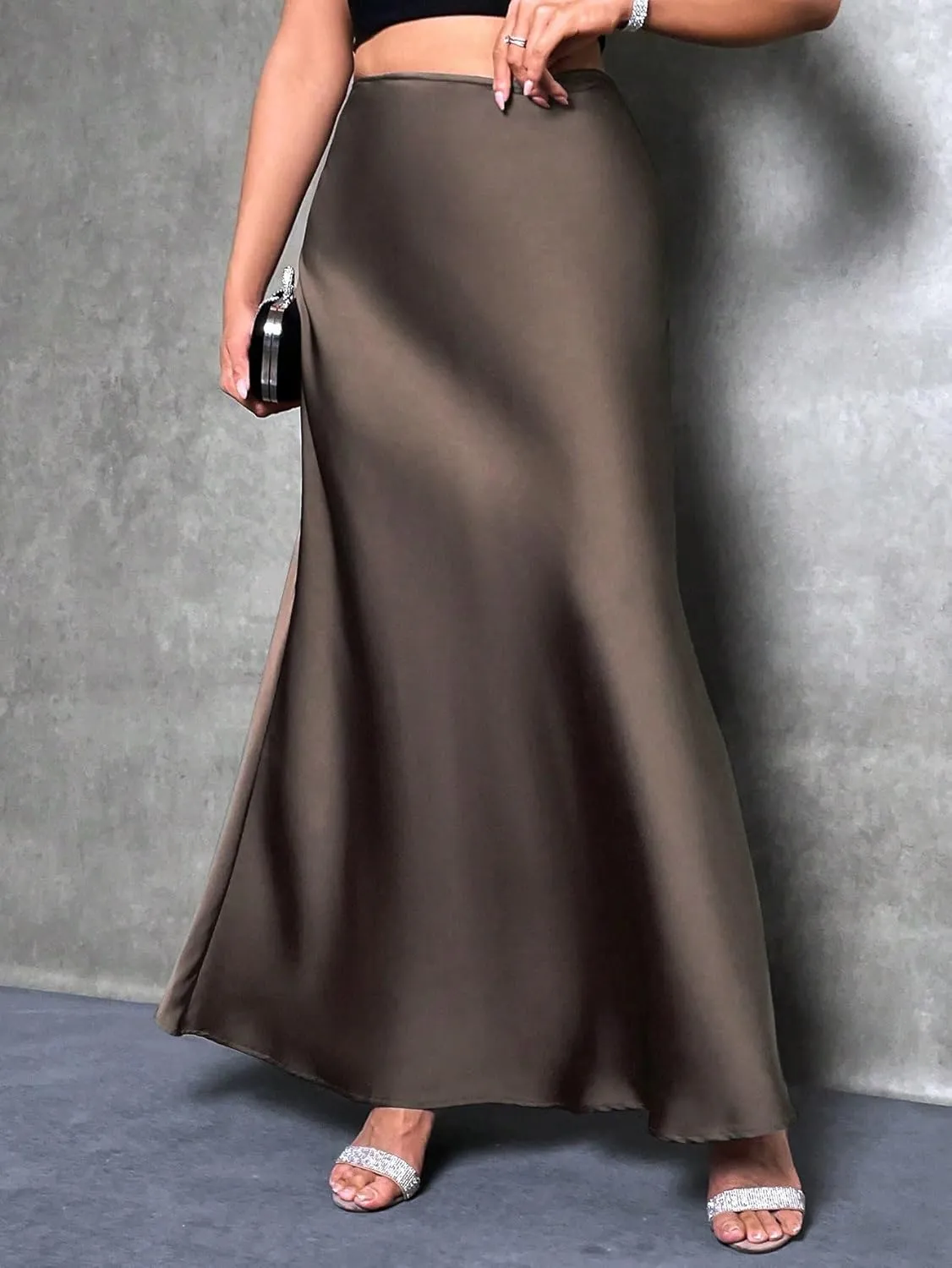 Women's Trendy Beach Skirts High Waist Maxi Skirt