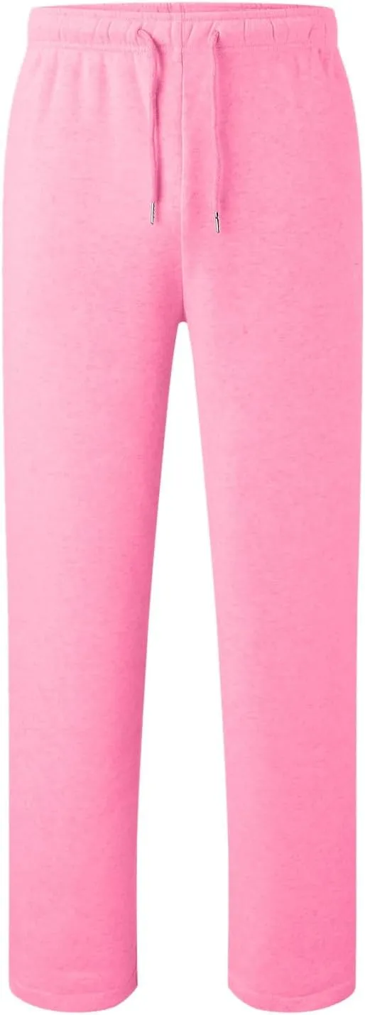 Women's Wide Leg Sweatpants Fleece Lined Pants Baggy Straight Leg Lounge Pants Fall Outfits Athletic Joggers Pants