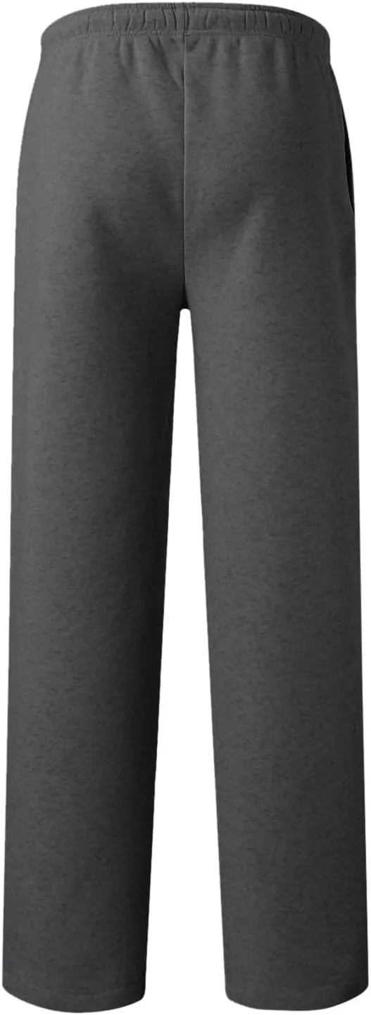 Women's Wide Leg Sweatpants Winter Warm Fleece Lined Pants Baggy Straight Leg Lounge Pants Athletic Joggers Pants