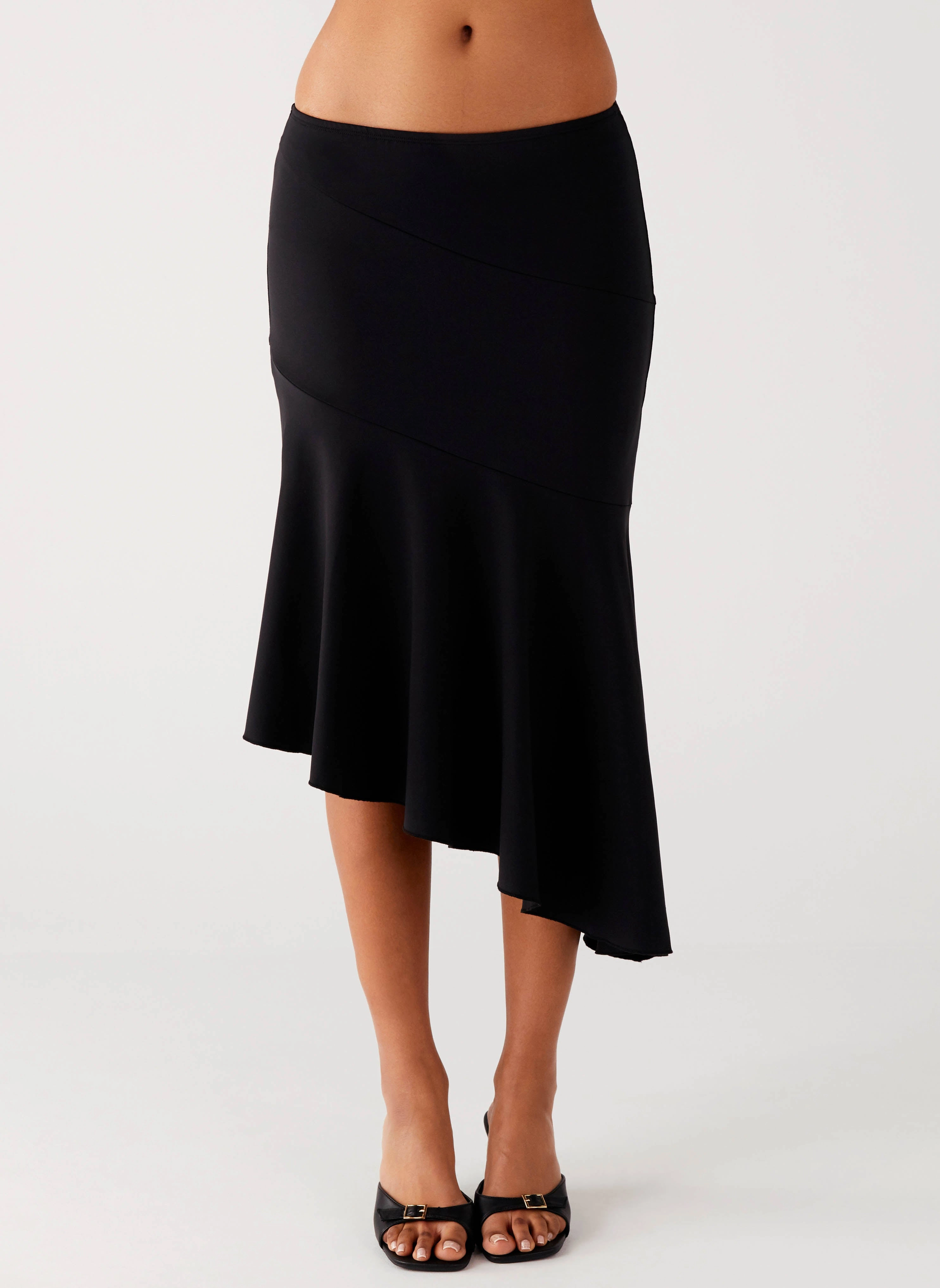 Built-in shorts Effortless Fit Wonderlust Midi Skirt - Black