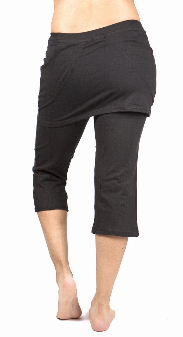 Cozy Stretch Skirted Yoga Pants