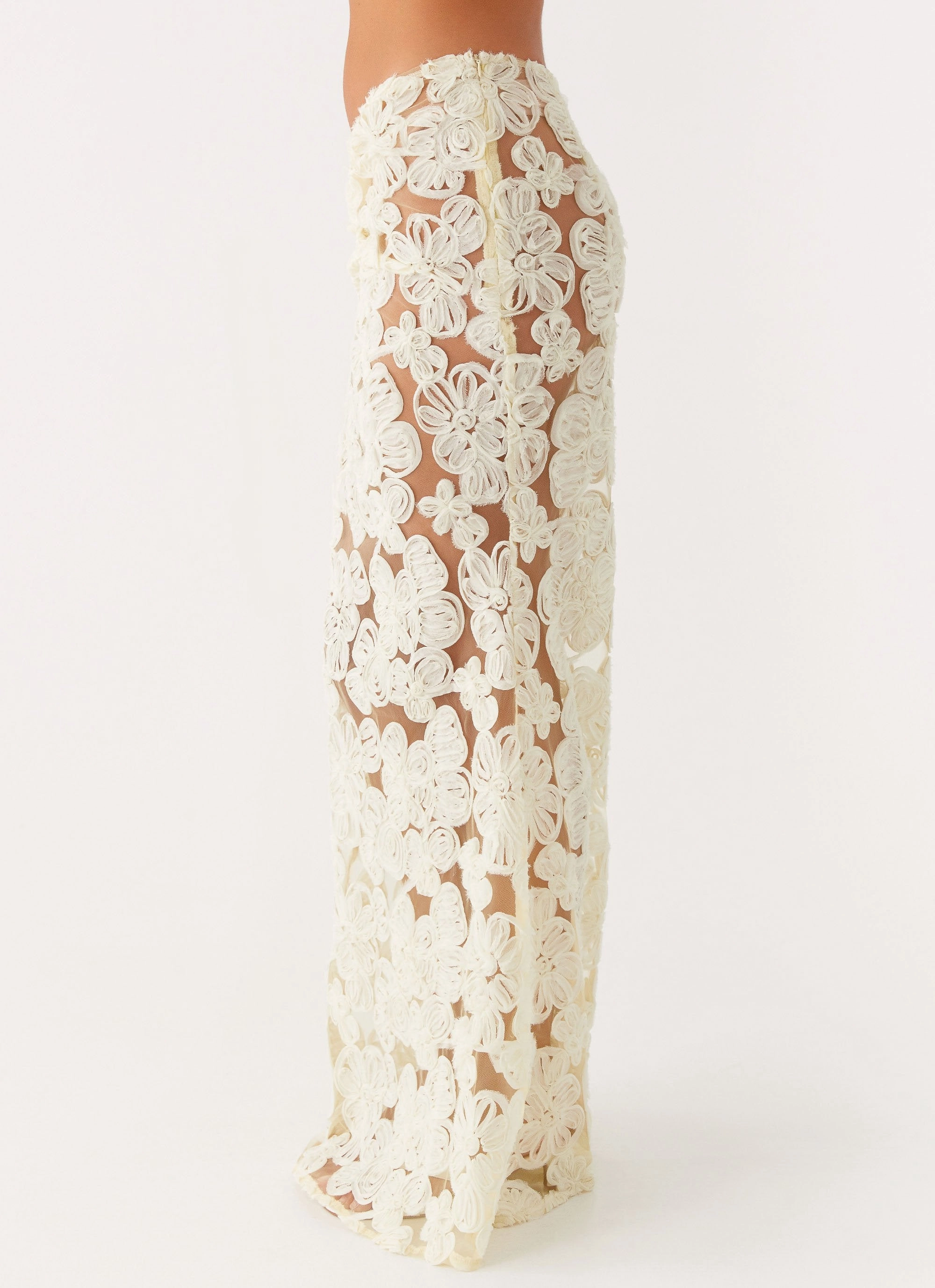 Fiorella Floret Maxi Skirt - Yellow Breathable Wear Fit