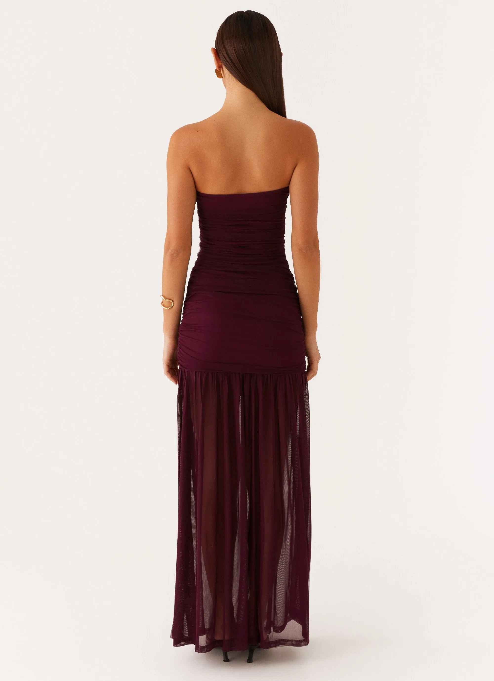 Vibrant Look Savaya Maxi Dress - Mulberry