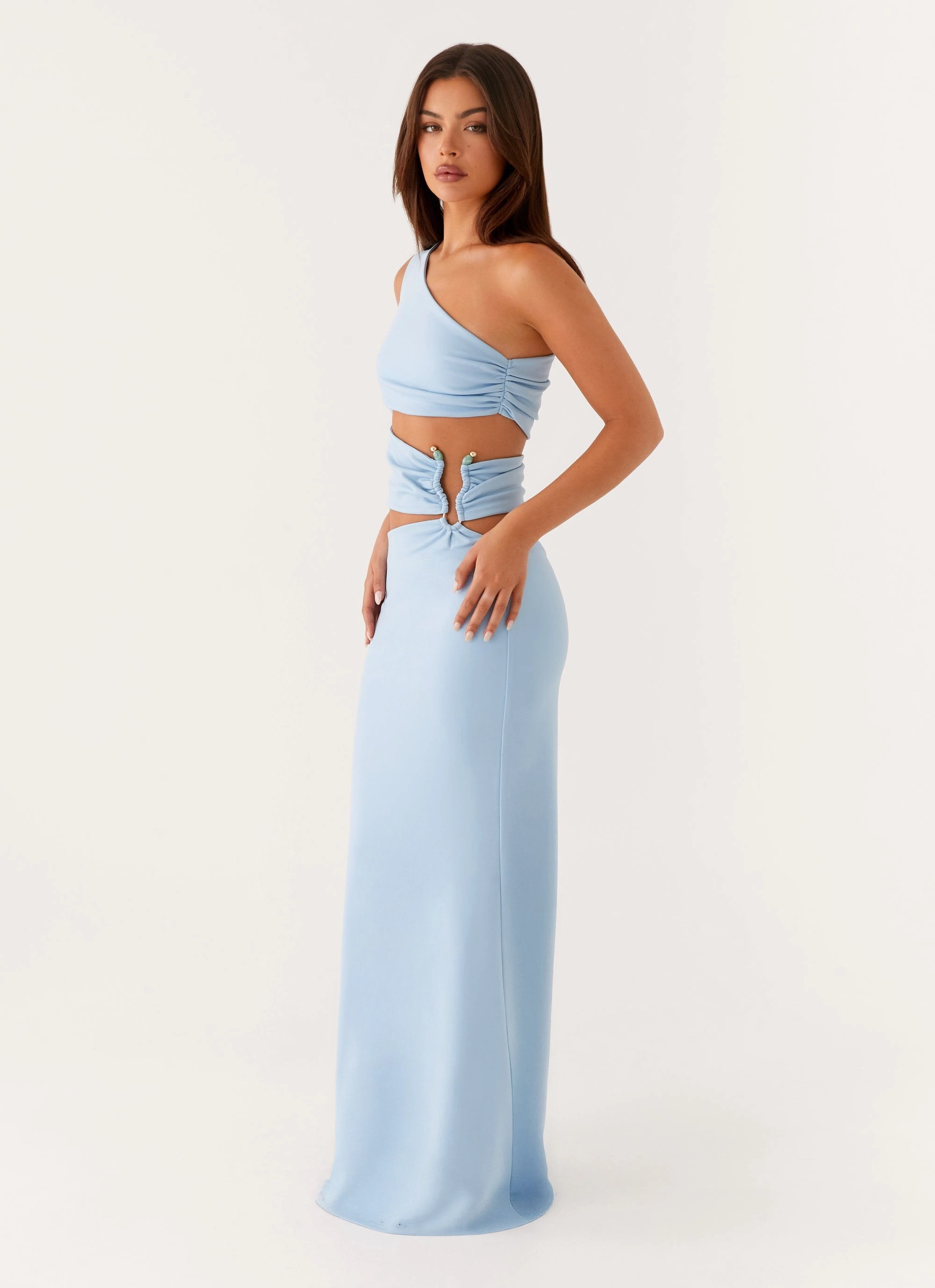 Laylani Cut Out Maxi Dress - Blue Collared Ethically-Made