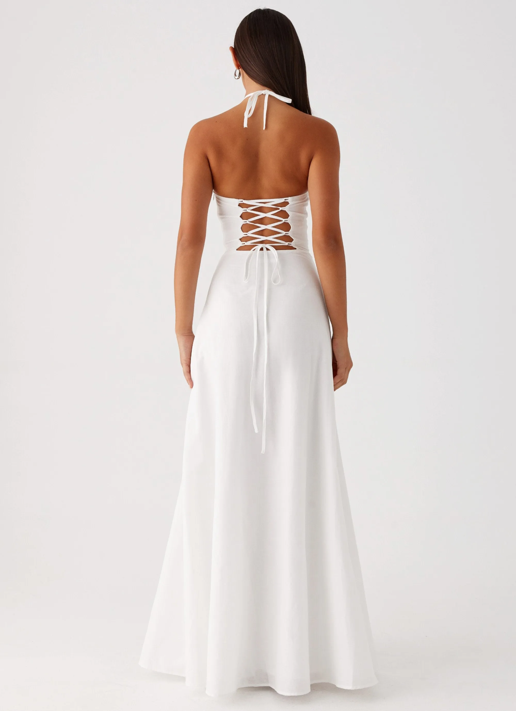 Korean Trend Mariella Maxi Dress - White