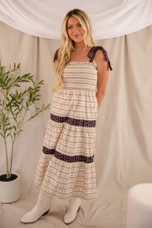 Art Inspired Written In History Midi Dress