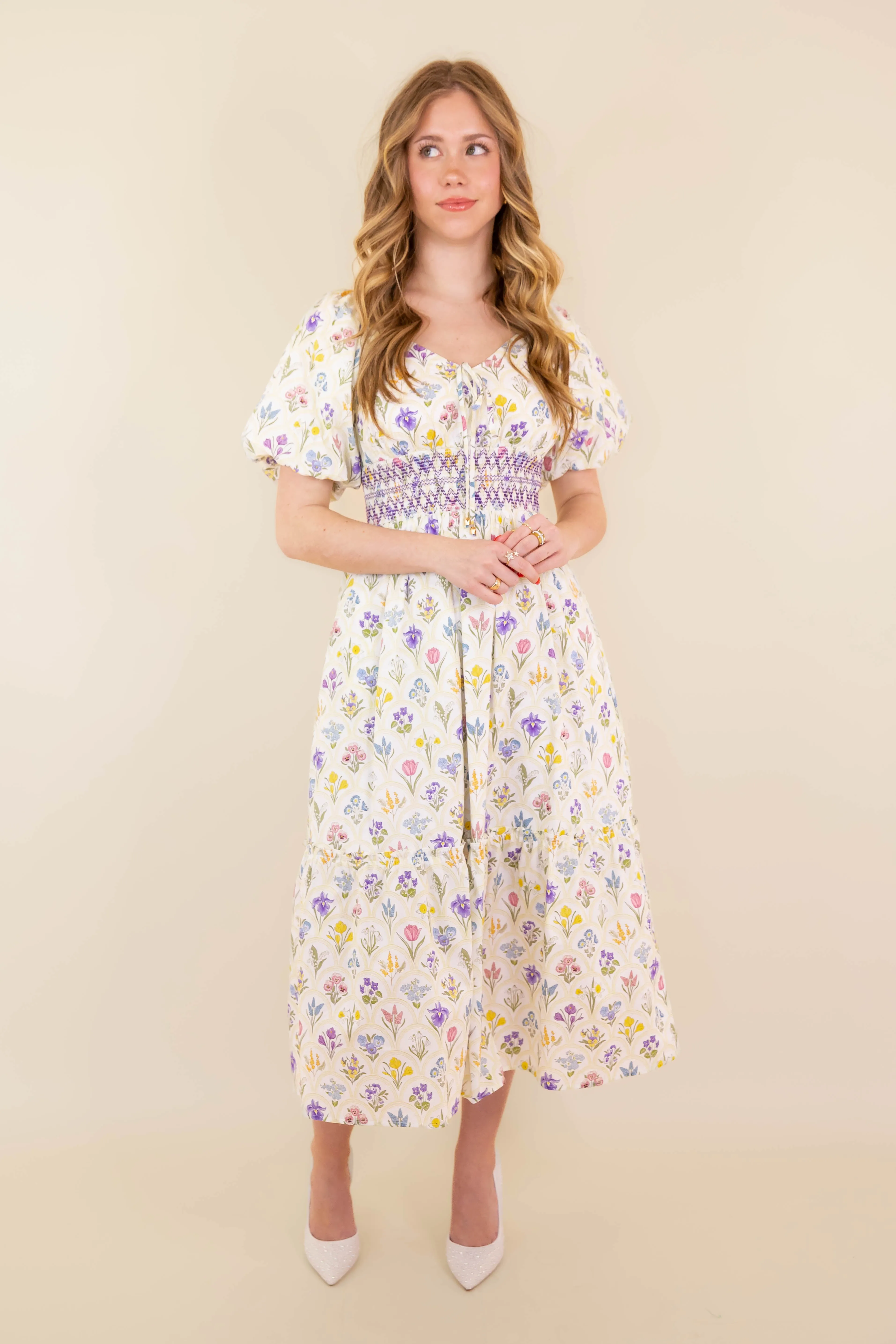 Written To Remember Midi Dress Quiet Mood Sharp Motion