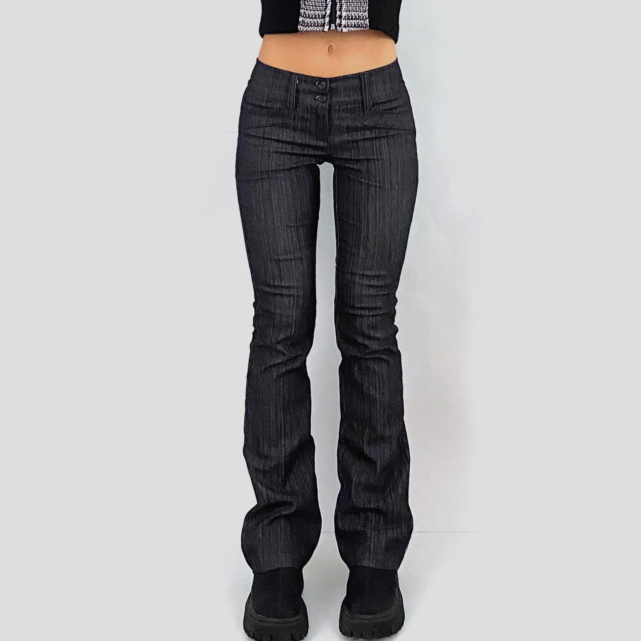 Y2K Low Rise Trousers - XS