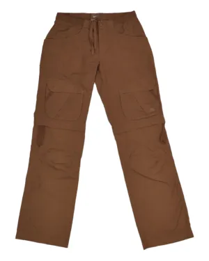 Y2K Nike ACG Trail Hiking Zipoff Cargo Pants Size S Technical Gorpcore Outdoor Low Waist Multi Pocket Polyester Women  Brown