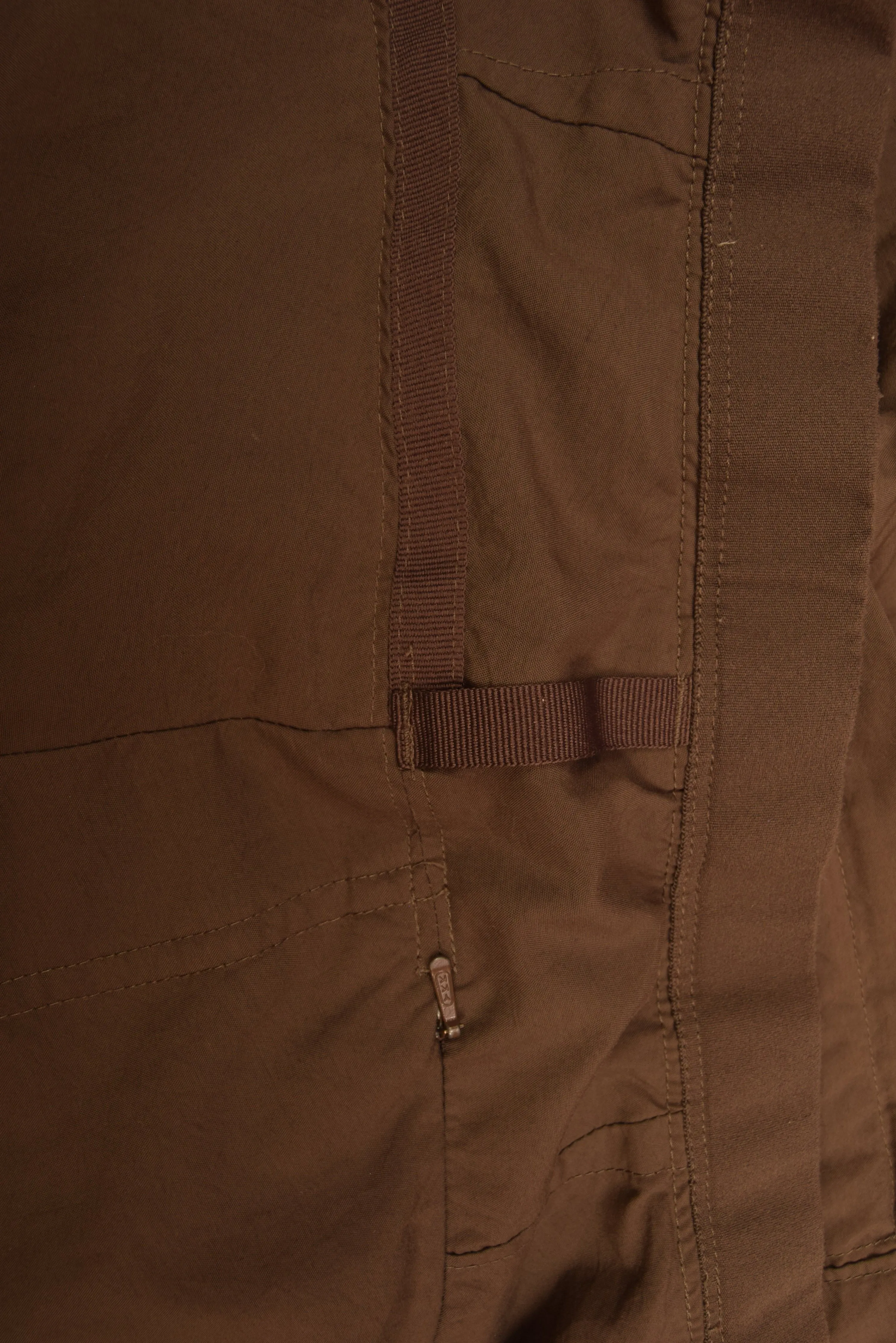 Y2K Nike ACG Trail Hiking Zipoff Cargo Pants Size S Technical Gorpcore Outdoor Low Waist Multi Pocket Polyester Women  Brown