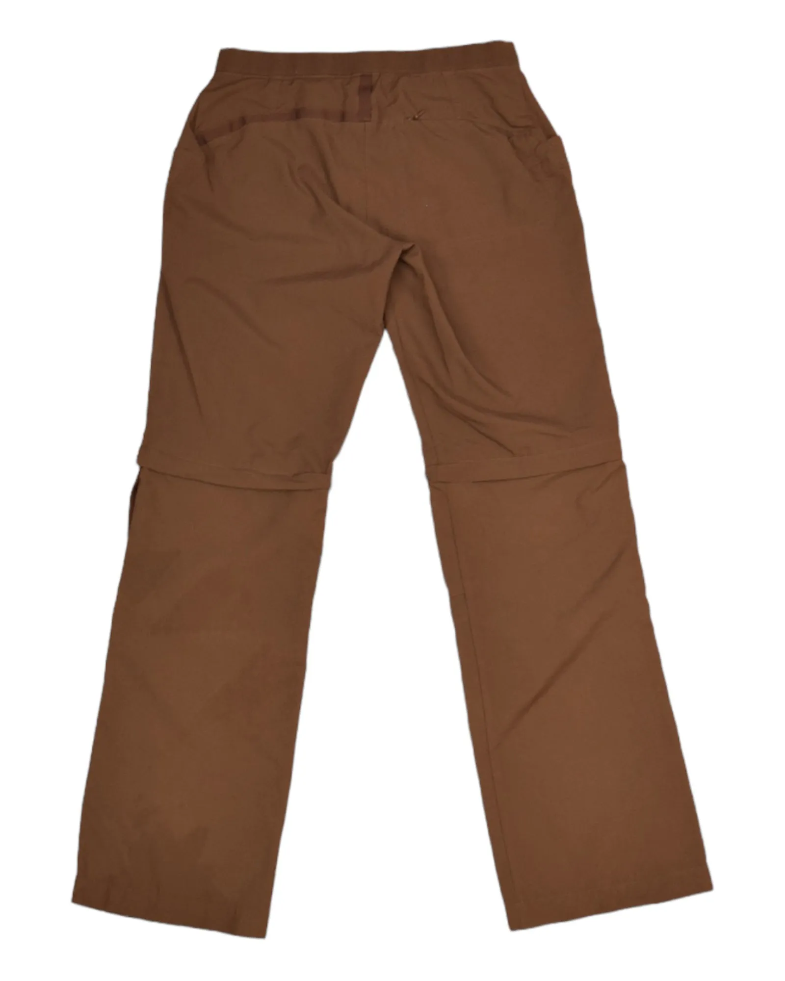 Y2K Nike ACG Trail Hiking Zipoff Cargo Pants Size S Technical Gorpcore Outdoor Low Waist Multi Pocket Polyester Women  Brown