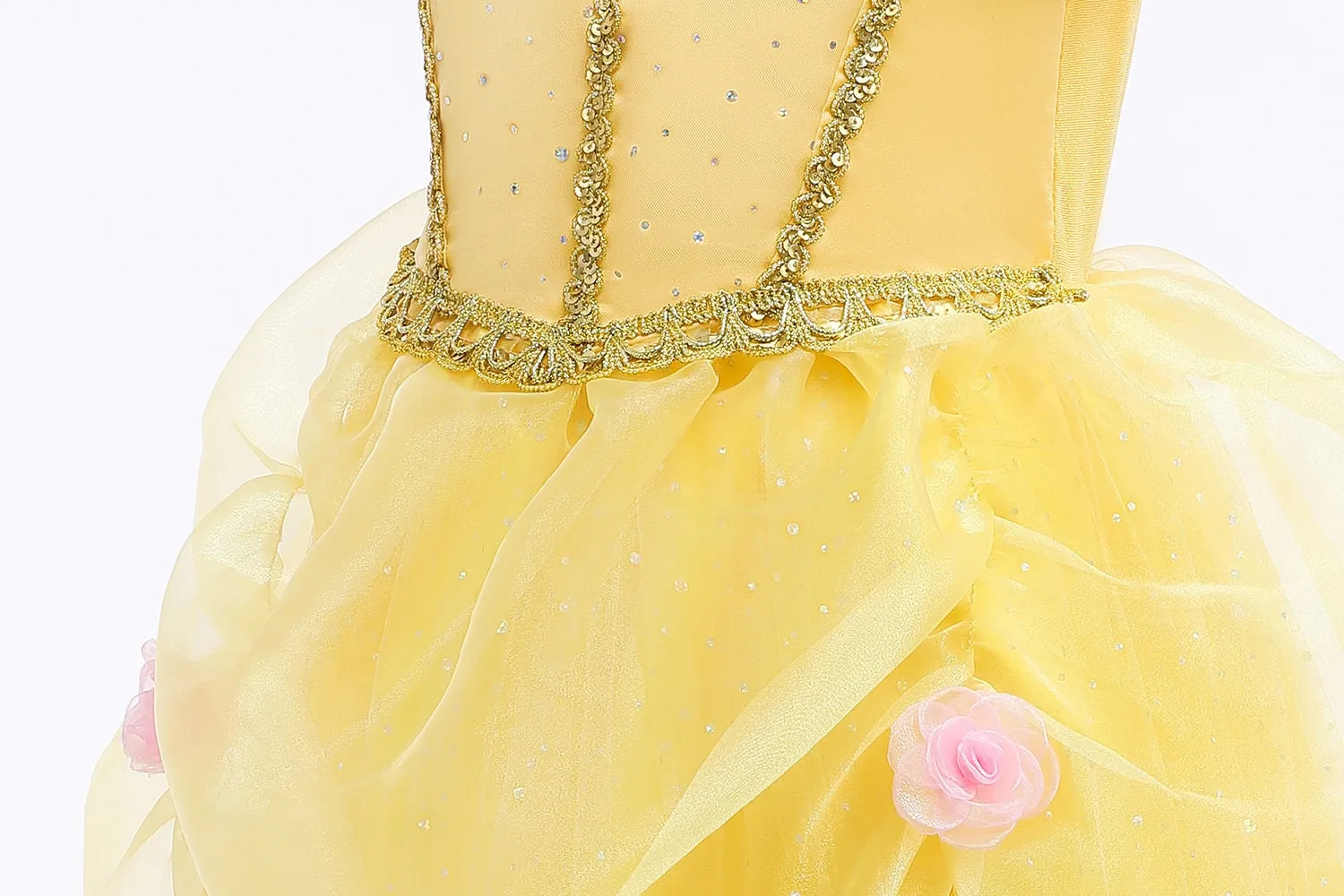 Yellow Princess Belle Inspired Costume Dress