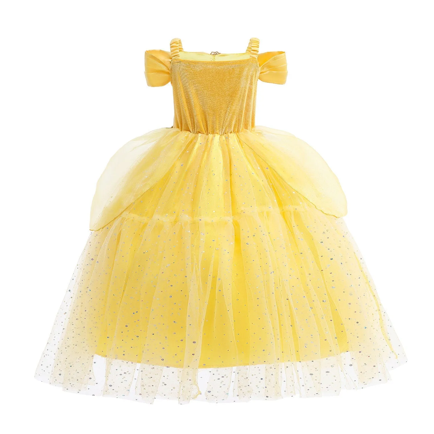 Yellow Princess Belle Inspired Costume Dress