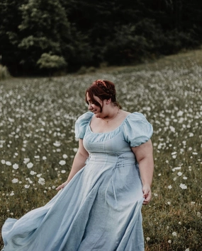 YLANG 18 | Cinderella Linen Dress Tough Stretch