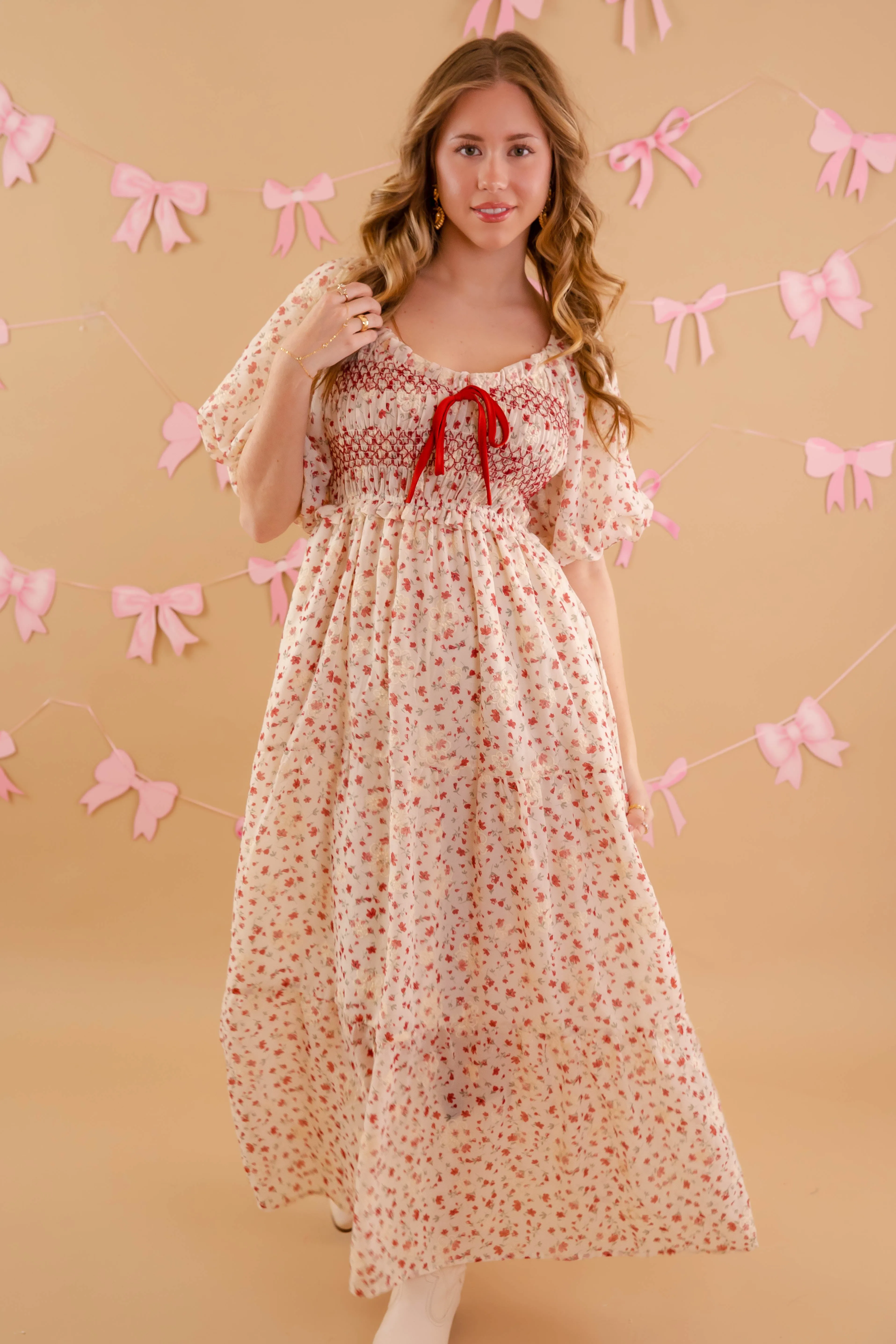 Soft Finish Relax Layers Beyond Sweet Maxi Dress