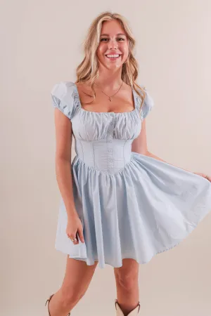 Occasion Wear Elegant formal piece You Had My Heart Dress-Baby Blue