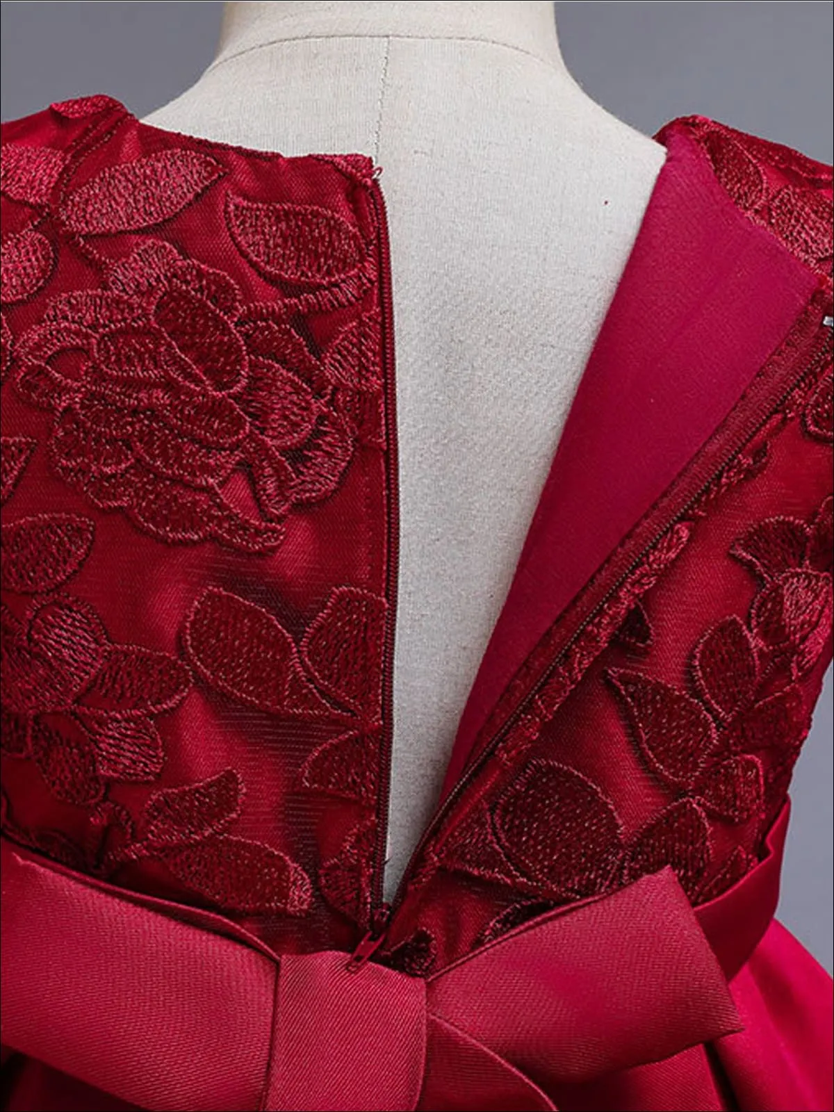 Yuletide Ball Embroidered Hi-Lo Holiday Dress