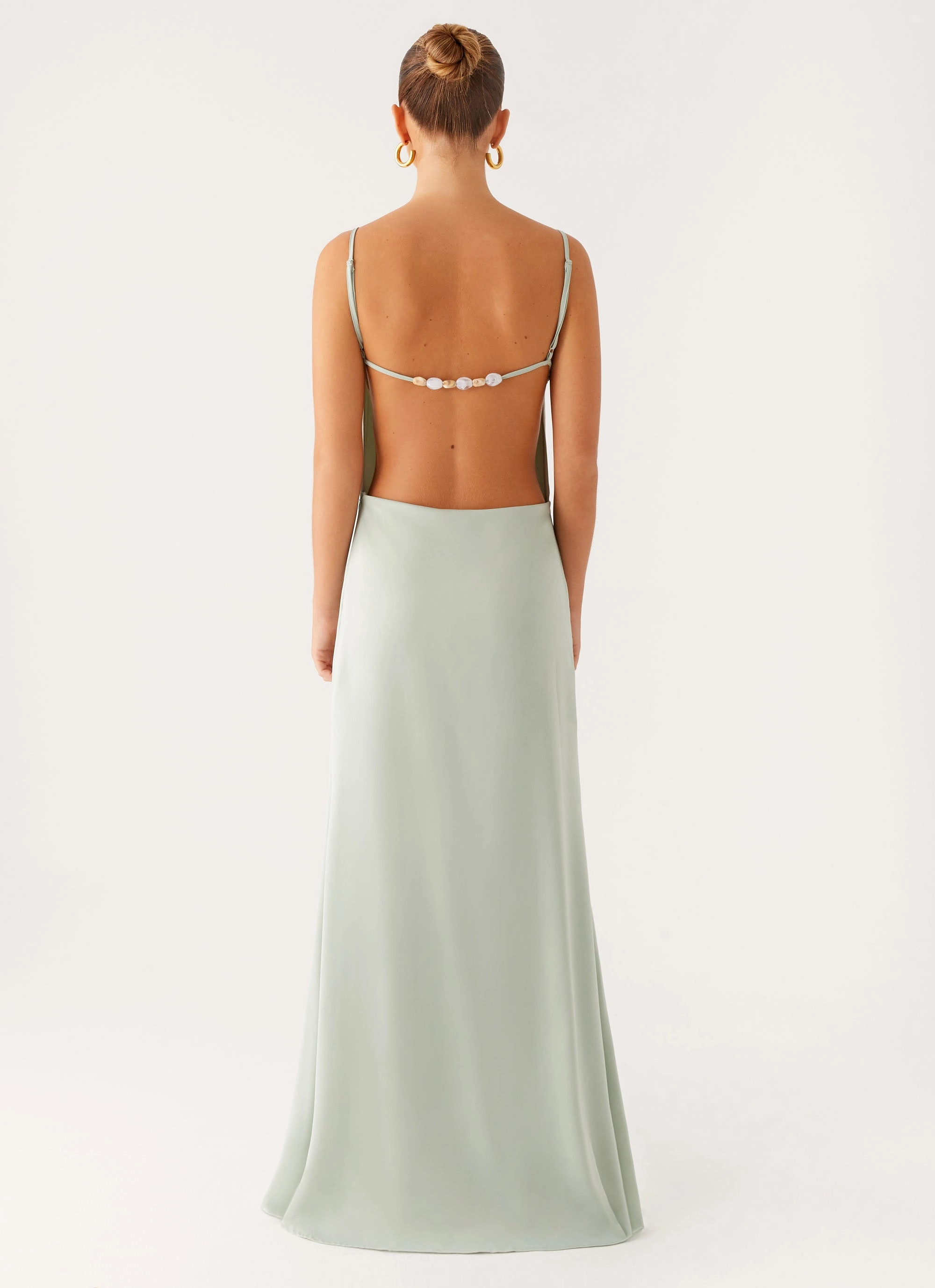 Yves Maxi Dress - Mint Easy Flow