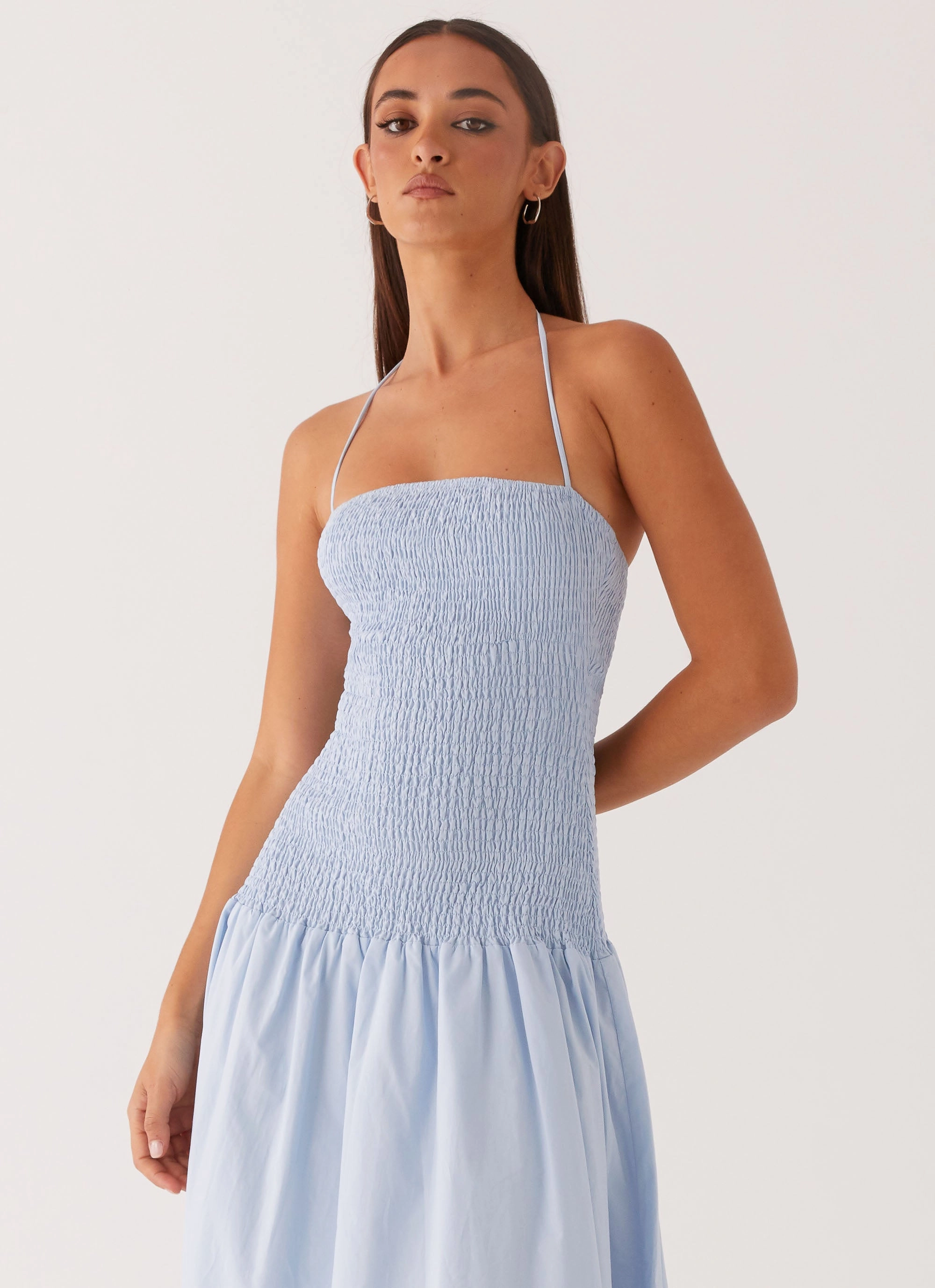 Zahra Maxi Dress - Blue Perfectly Fitted