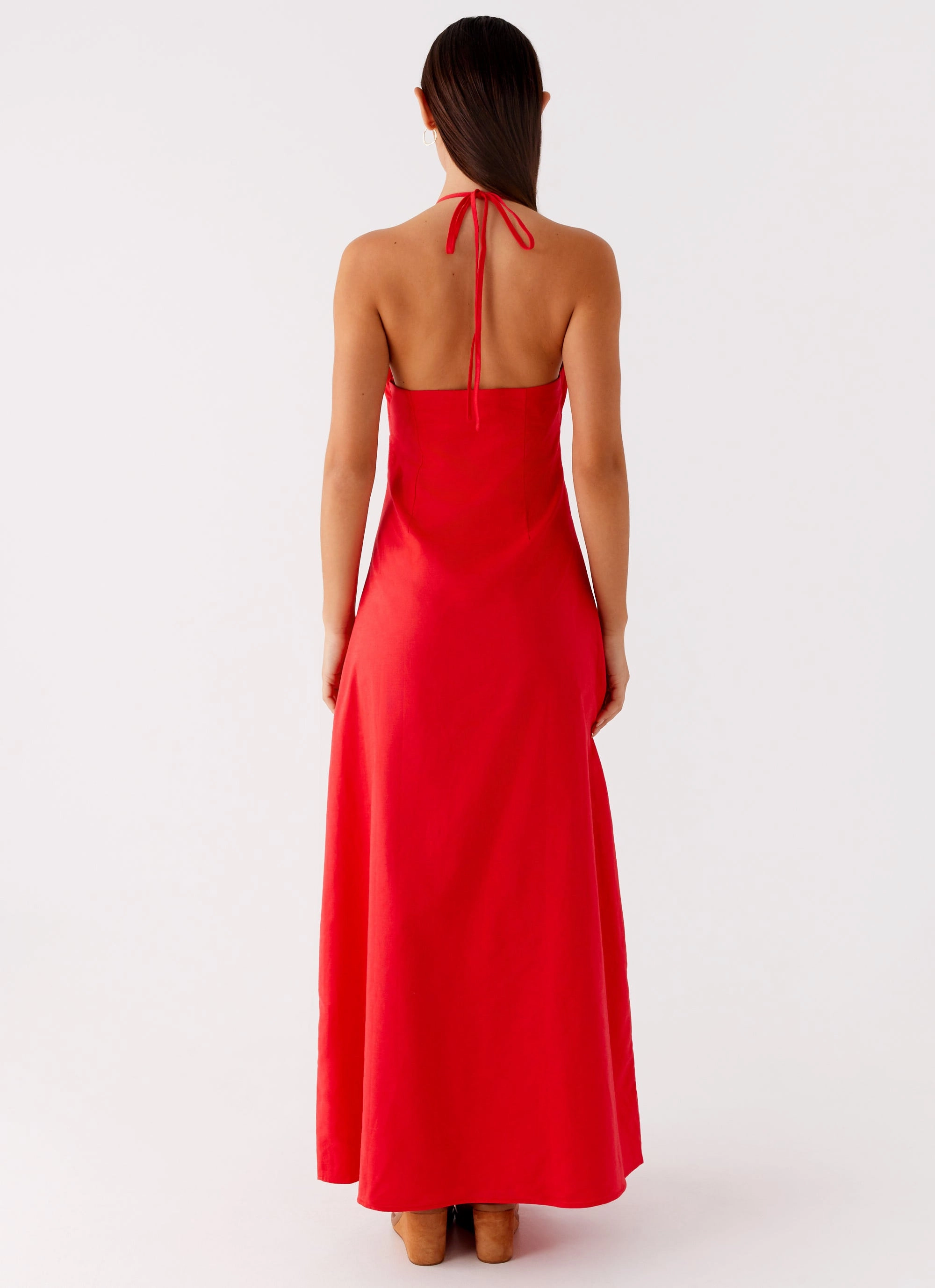 Zana Maxi Dress - Red Neutral Aesthetic
