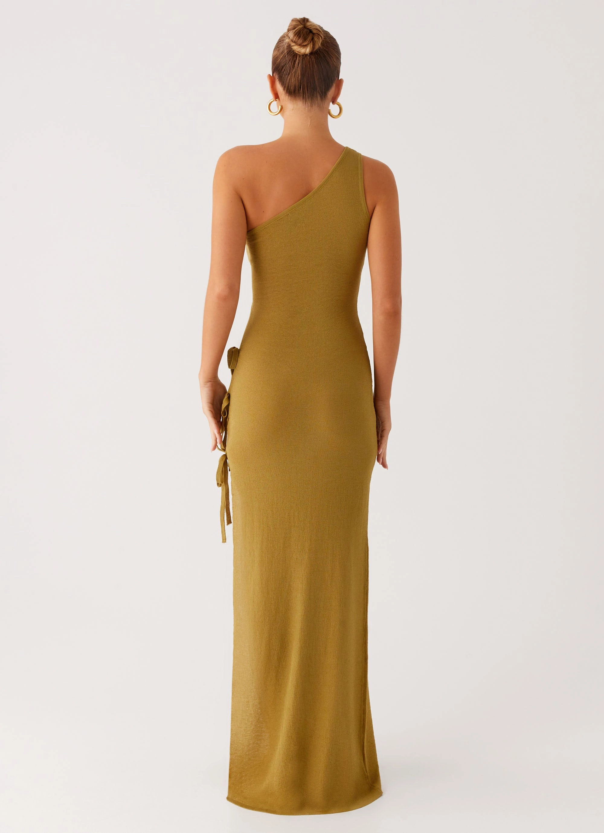 Tie-Detail Zarnella Maxi Dress - Lime