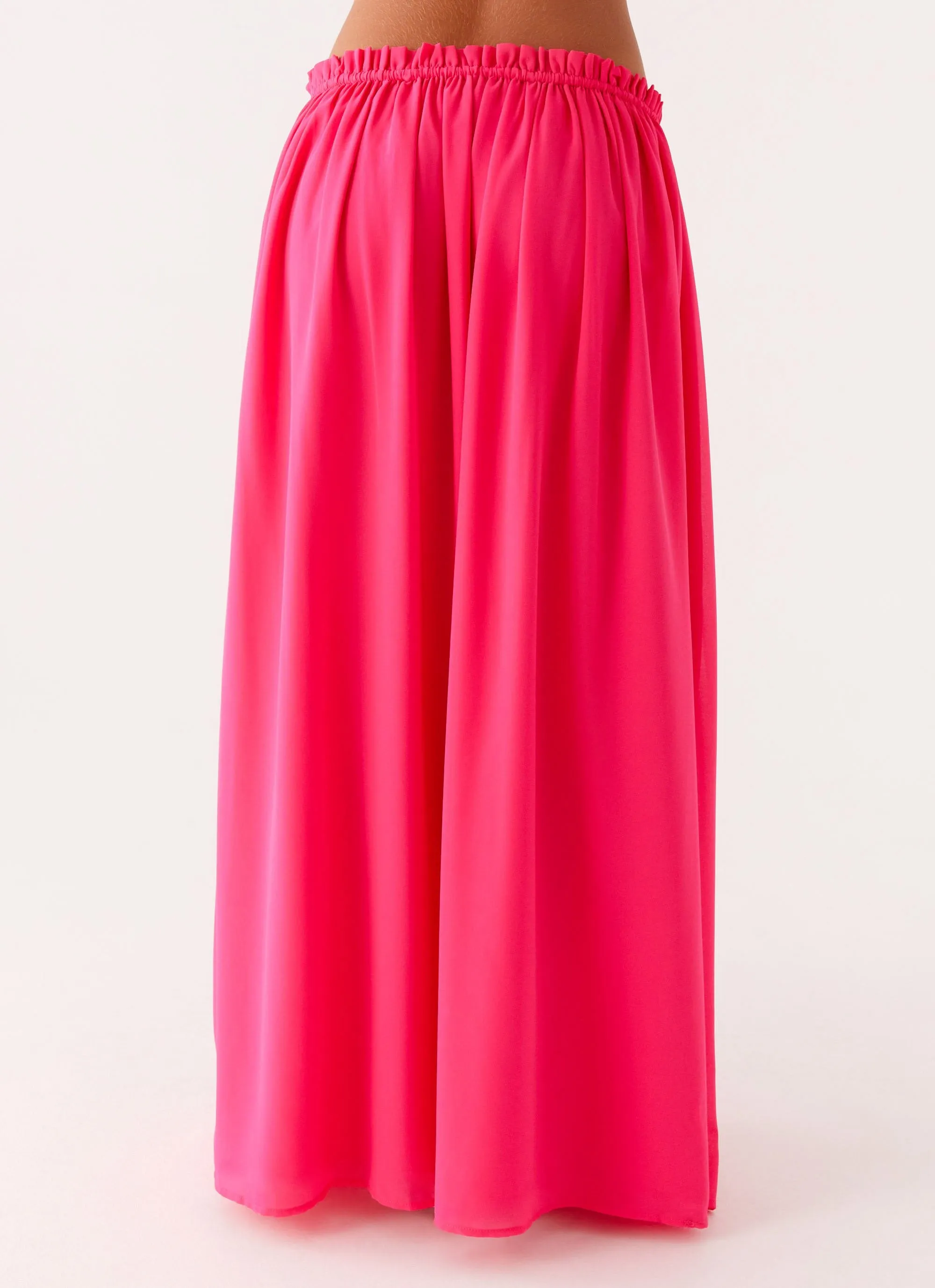 Walk Grace Zaya Maxi Skirt - Fuchsia