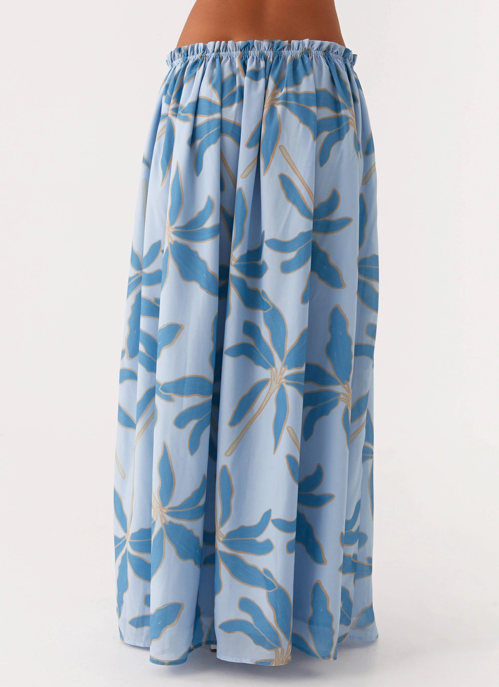 Cozy and Soft Zaya Maxi Skirt - Opulent Blue