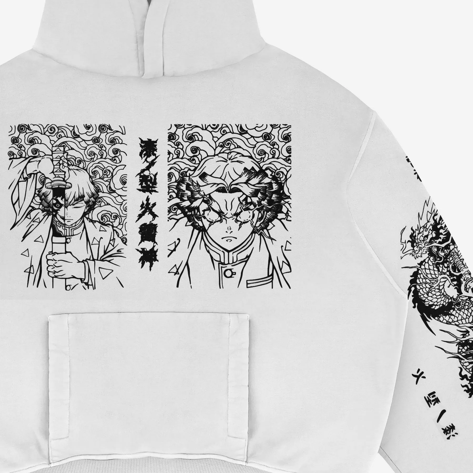 Zenitsu Agatsuma-Inspired "Thunder God" Hoodie – Limited Edition Streetwear