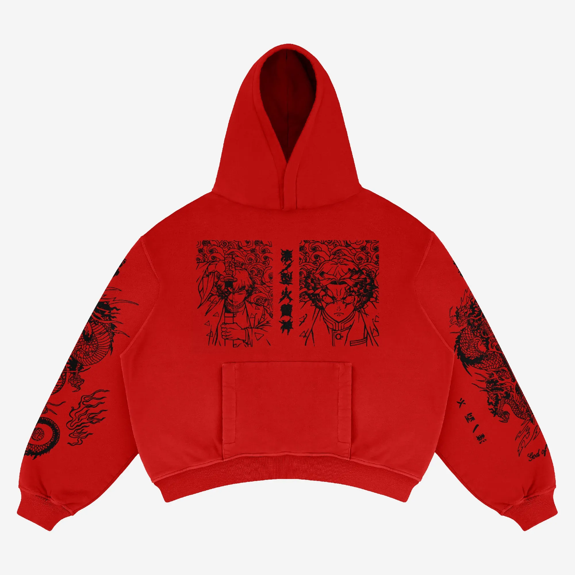 Zenitsu Agatsuma-Inspired "Thunder God" Hoodie – Limited Edition Streetwear