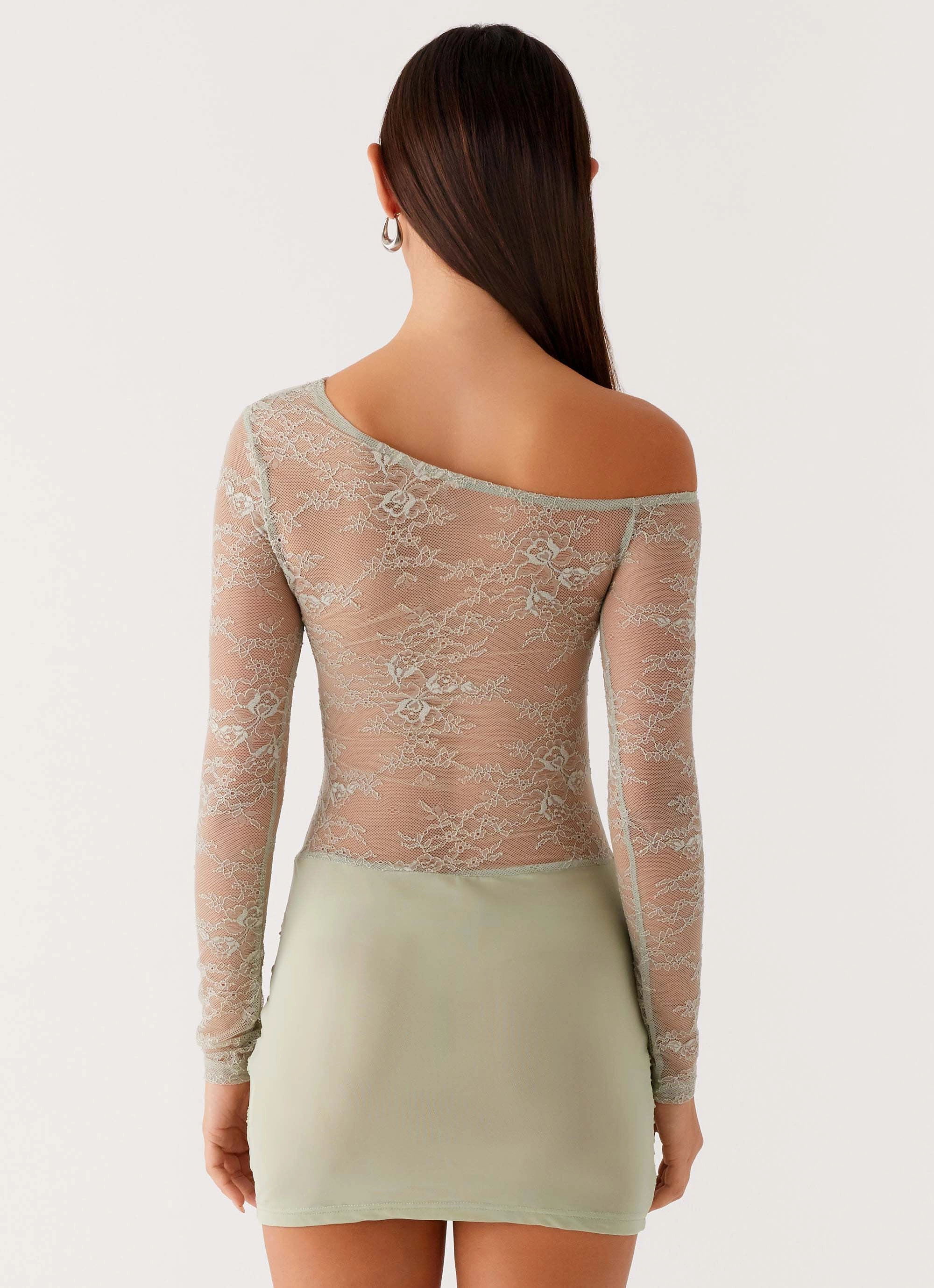 Statement Look Zenni Mini Dress - Sage