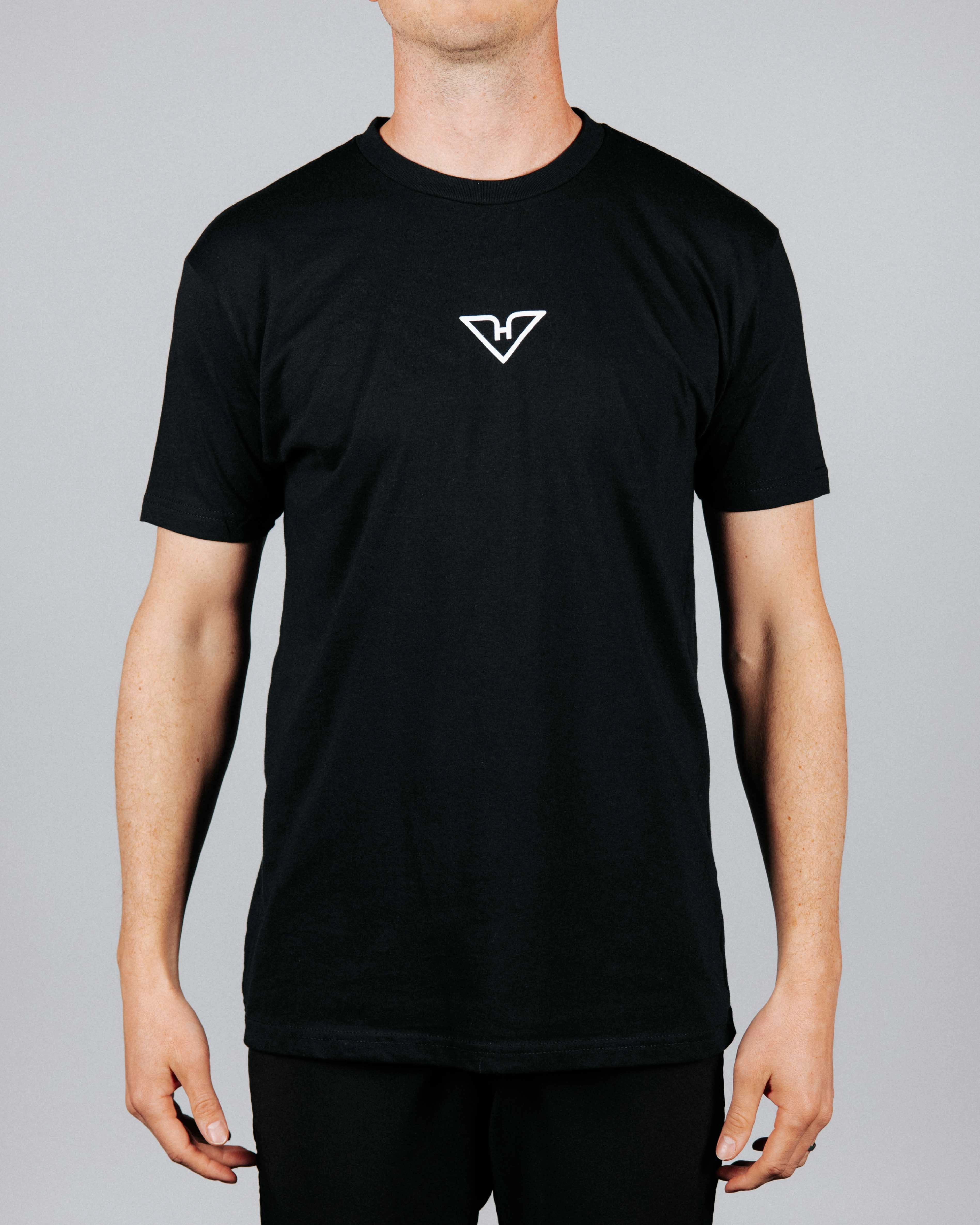 AbrasionResistantFabric Breathable Mesh Insert Black HyFlyers Logo Tee