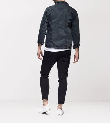 Ziggy Denim Lorry Jacket Smoulder Black ZMT-599