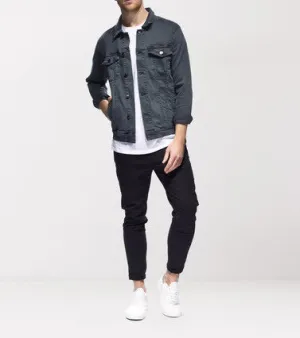 Ziggy Denim Lorry Jacket Smoulder Black ZMT-599