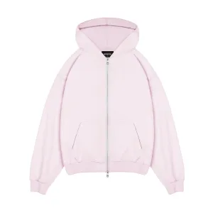 Zip Hoodie - Light Pink