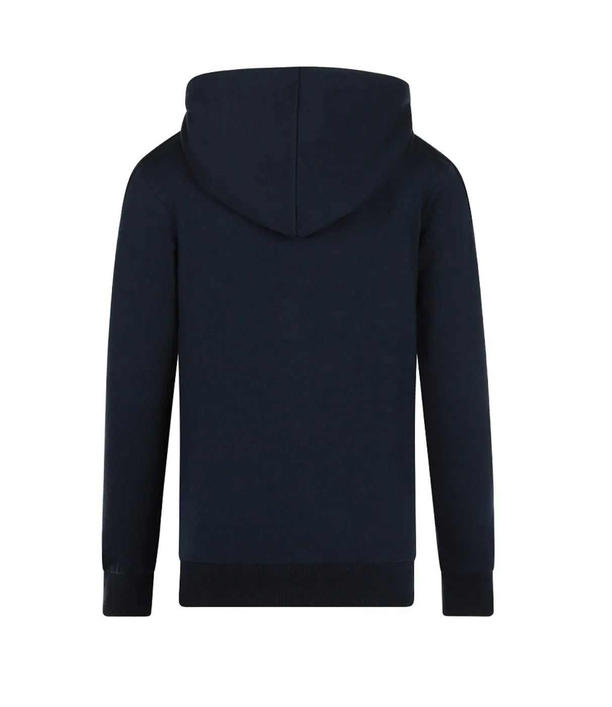 Zip Up Cotton Hoodie in Dark Blue: Size 2 to 12 Years