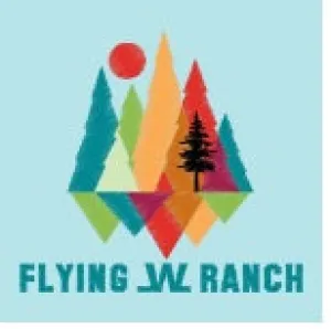 Zip-Up Jacket with Hood and Flying W Ranch Tree Logo
